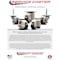 Service Caster Nylon Swivel TP Light Duty Floor Leveling Caster w/2.44" Diameter Black Wheel SCC-TPLV30S60-NYR-660-DC - alternate 4